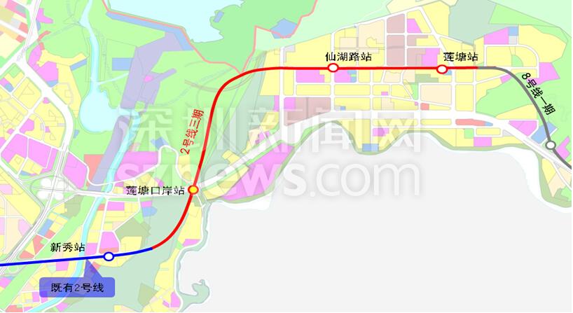 深圳地鐵2號線東延段（站點、線路圖、開通時間、最新消息）